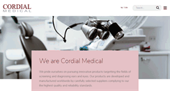 Desktop Screenshot of cordialmedical.nl